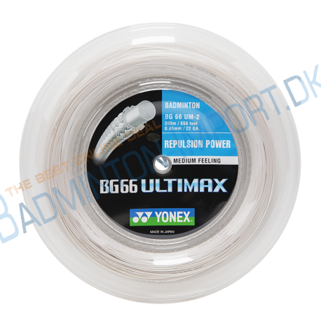 Yonex BG 66 Ultimax, White