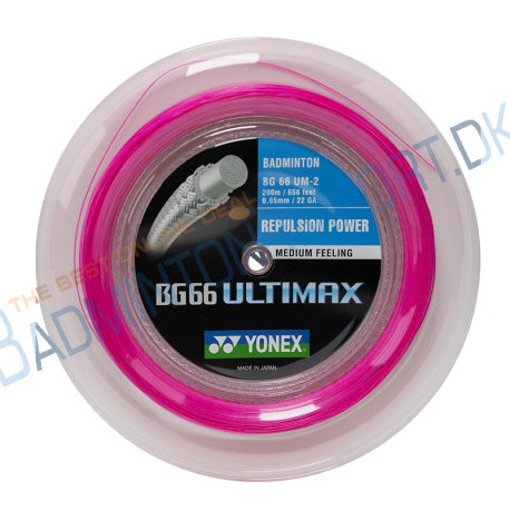 YONEX BG 66 Neon Pink * Badminton-Import er 100% DANSK ejet og forhandler KUN originale varer